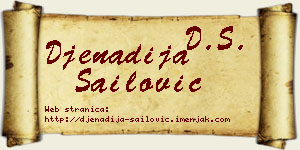 Đenadija Sailović vizit kartica